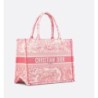 Sac Dior Book Tote Medium Dioriviera Candy Pink