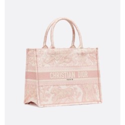 Sac Dior Book Tote Medium Dioriviera rose