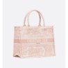 Sac Dior Book Tote Medium Dioriviera rose