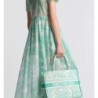Sac Dior Book Tote Medium Dioriviera Aquamarina