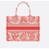 Sac Dior Book Tote Medium Dioriviera corail