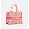 Sac Dior Book Tote Medium Dioriviera corail
