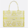 Sac Dior Book Tote Medium Dioriviera Lemon Yellow