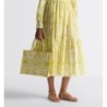 Sac Dior Book Tote Medium Dioriviera Lemon Yellow
