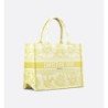 Sac Dior Book Tote Medium Dioriviera Lemon Yellow