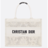 Sac Dior Book Tote Medium Soleil blanche
