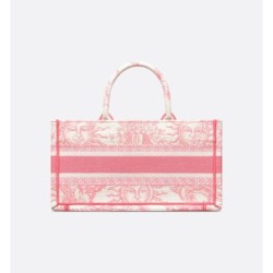 Sac Dior Book Tote East-West Dioriviera Candy Pink