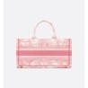 Sac Dior Book Tote East-West Dioriviera Candy Pink