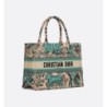 Sac Dior Book Tote Medium Dioriviera Aquamarina