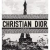 Sac Dior Book Tote Medium Paris blanche et noire