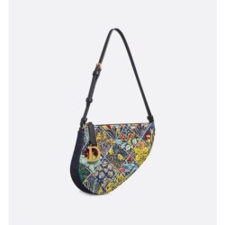 Pochette Rodeo Saddle Blossomtime bleu multicolore