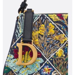 Pochette Rodeo Saddle Blossomtime bleu multicolore