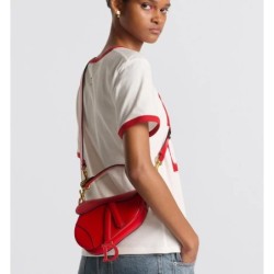 Sac Saddle Mini à bandoulière rouge vif