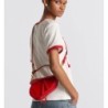 Sac Saddle Mini à bandoulière rouge vif