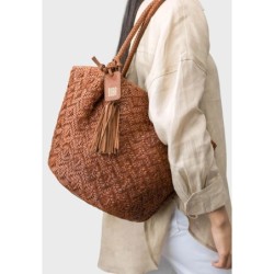 BIBA ALLOWAY Cabas tan