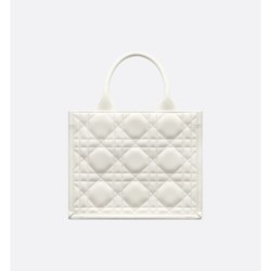 Sac Dior Book Tote Small blanc