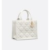 Sac Dior Book Tote Small blanc