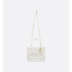 Sac Dior Book Tote Small blanc