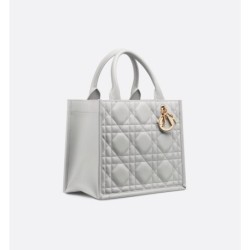 Sac Dior Book Tote Small gris