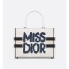 Sac Dior Book Tote Medium blanc