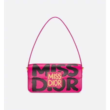 Sac à rabat Miss Dior rose