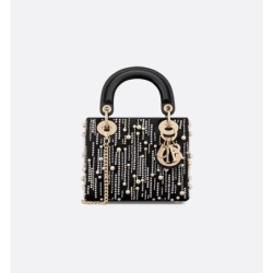 Sac Lady Dior Mini résine blanche