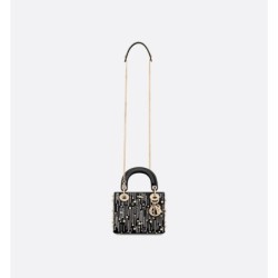 Sac Lady Dior Mini résine blanche