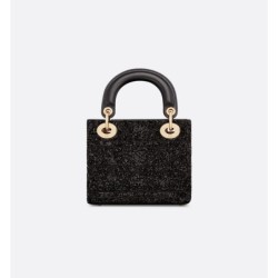Sac Lady Dior Mini Cannage noir